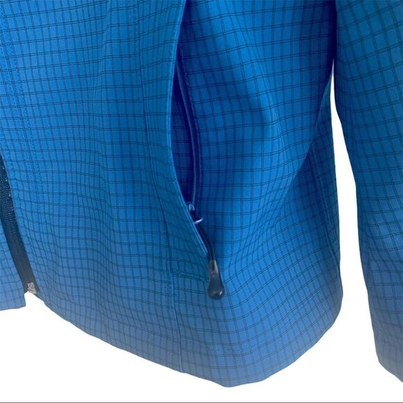 Chillax Blue Plaid Windbreaker Jacket - Picture 4 of 11